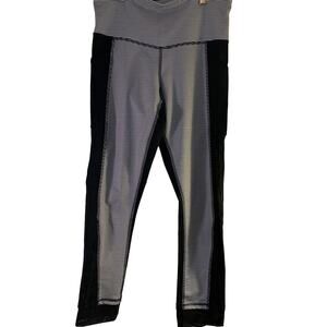 C9 BY CHAMPION Women’s Black/White Stripe Athletic Leggings / Size: Medium